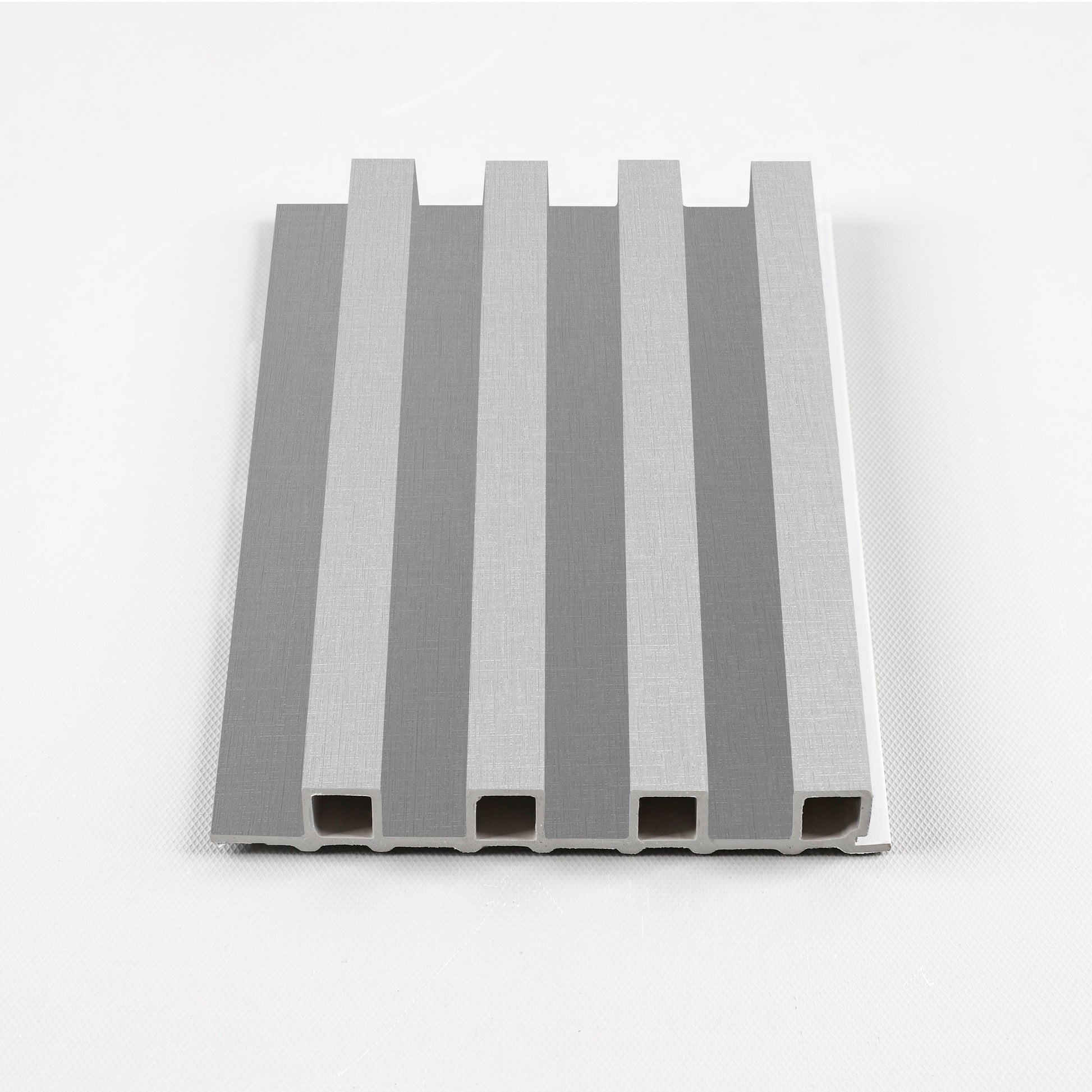 White linen WPC Fluted 3D Wall Panels. RK Supply Line Depot