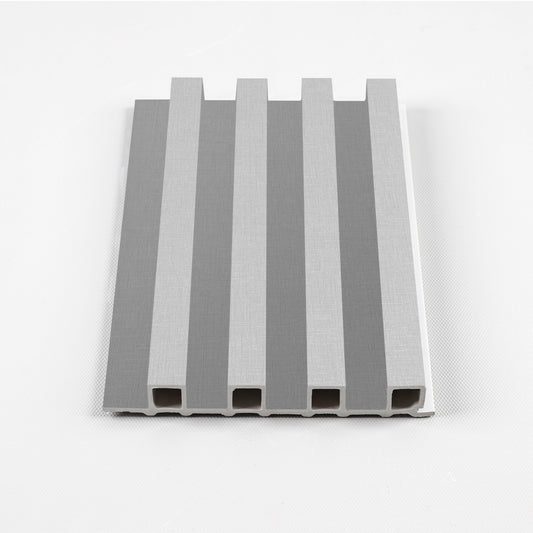 White linen WPC Fluted 3D Wall Panels. RK Supply Line Depot