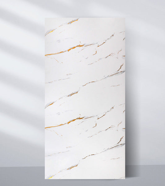 PVC Marble Sheet RK Supply Line Depot Caramel Vein Marble
