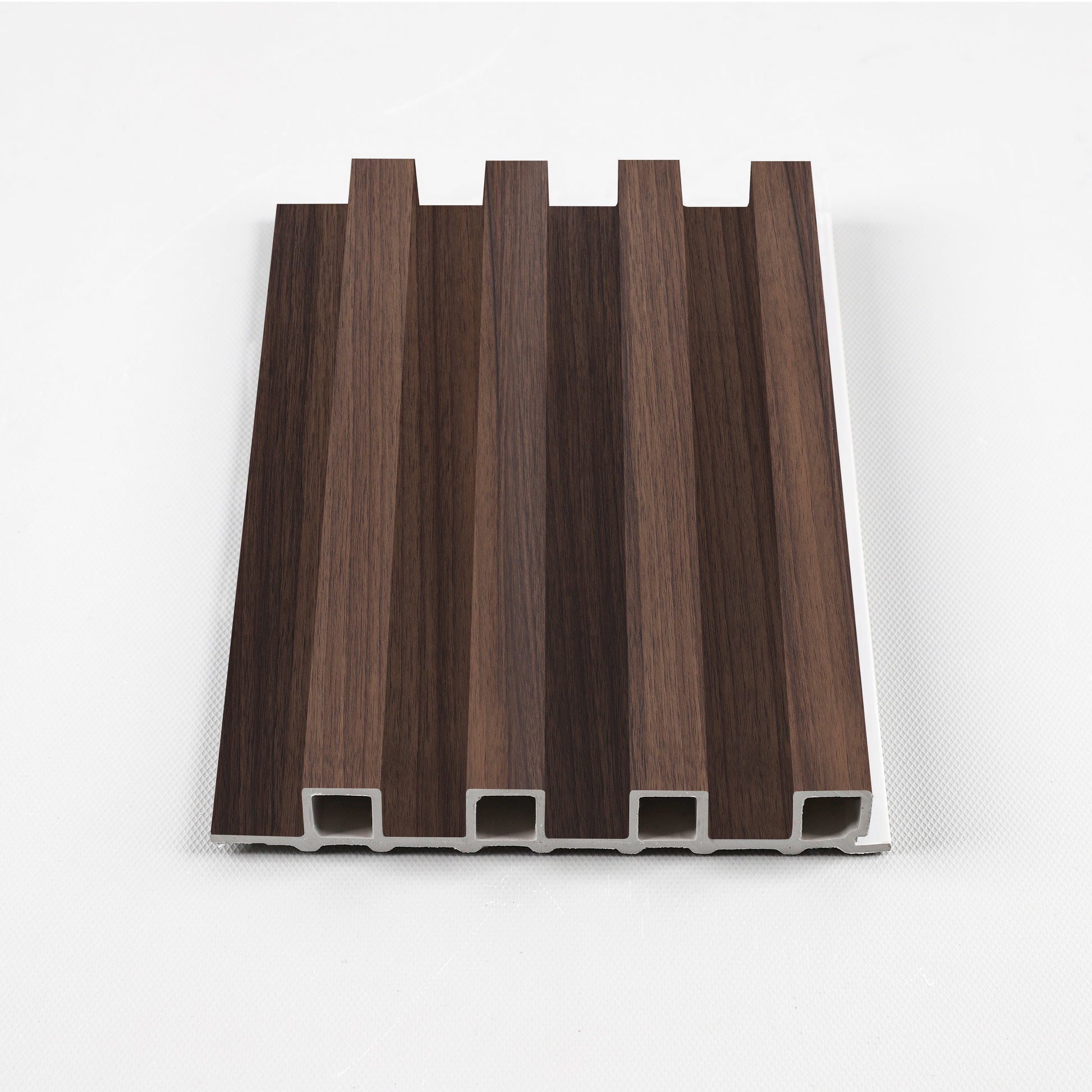 Dark Walnut WPC Fluted 3D Wall Panels. RK Supply Line Depot