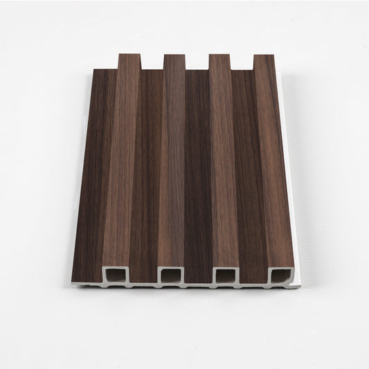 Dark Walnut WPC Fluted 3D Wall Panels. RK Supply Line Depot