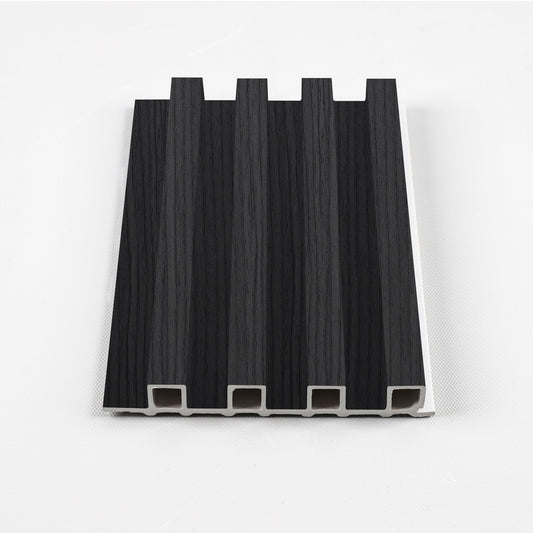 Black Timber WPC Fluted 3D Wall Panels. RK Supply Line Depot