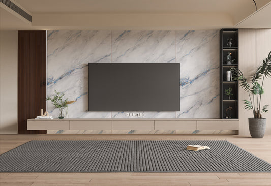 PVC 3D Marble Sheet Bluewave. RK Supply Line Depot. Tv Wall Design