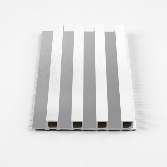 White Brushed WPC Fluted 3D Wall Panels. RK Supply Line Depot