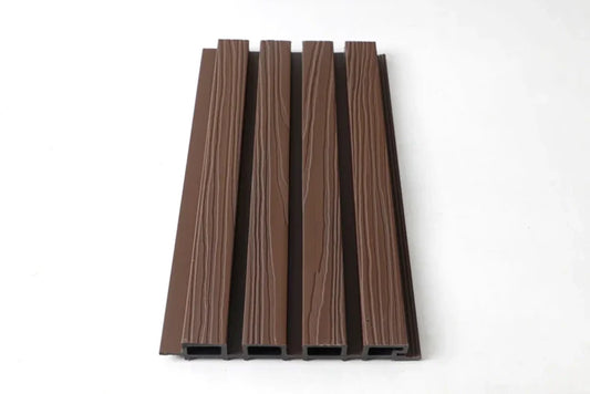 Dark Brown Composite Wide Exterior Cladding | 4 PC/Box (23.2 sq ft)