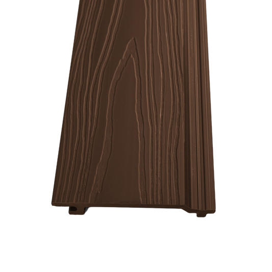 Dark Brown Composite Exterior Cladding Boards | 7 PC/Box (21 sq ft)