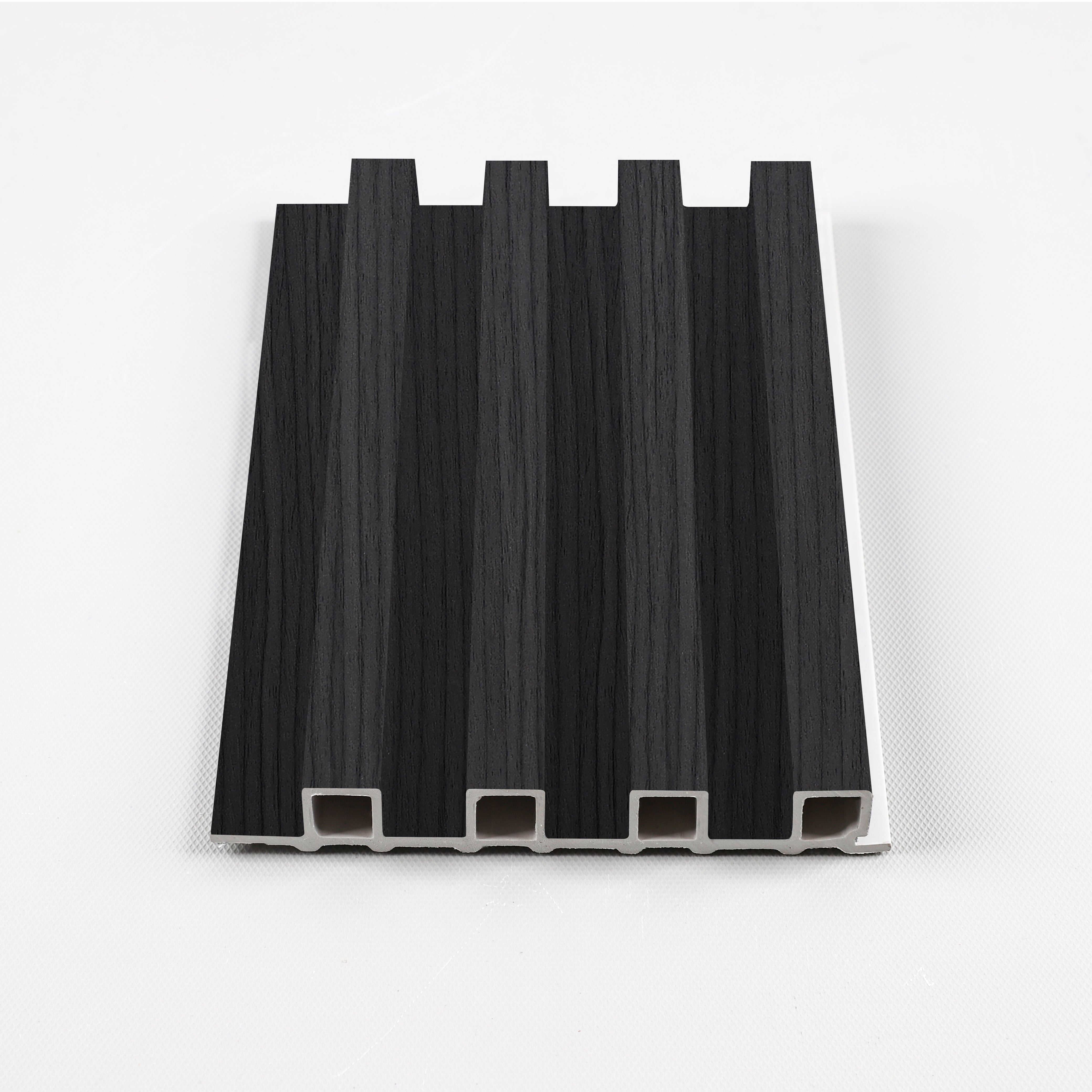 10-Pack Black Timber WPC Fluted 3D Wall Panels | 42.9 sq. ft./Box – RK ...