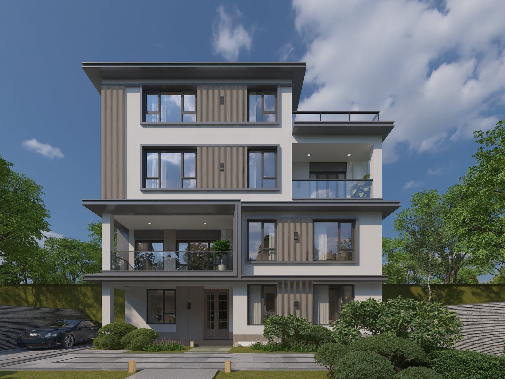 Ancient Wood Composite Wide Exterior Cladding And Siding