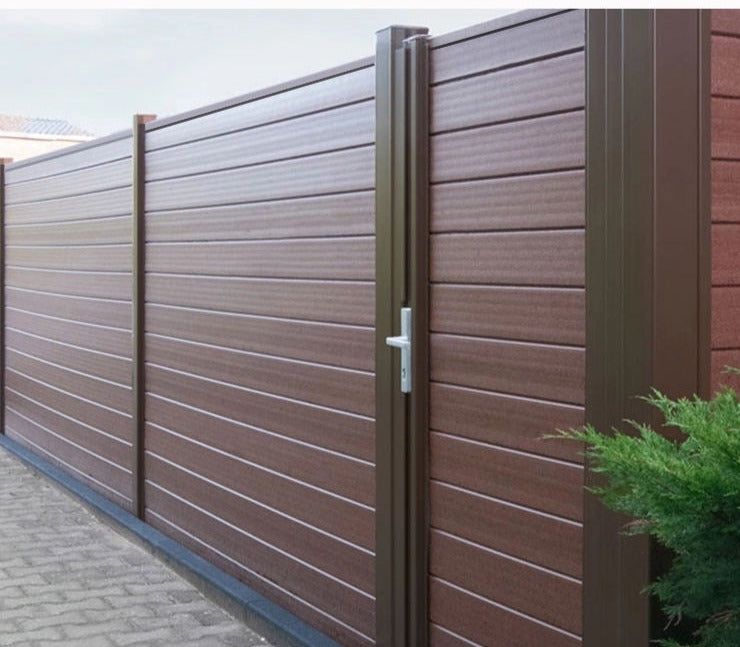 Manufacturer Eco Friendly Wood Plastic Composite Privacy WPC Fence