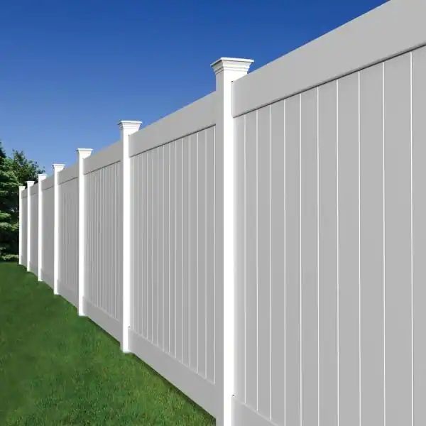 Pure UV Resistance  PVC Vinyl Fence