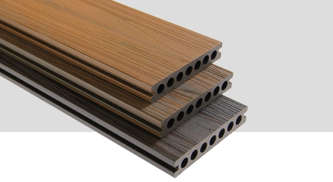 Hollow Capped Composite Decking Board C0-02